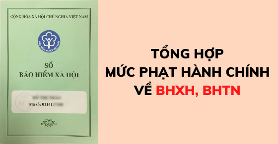 Tổng hợp mức phạt hành chính về BHXH, BHTN mới nhất
